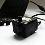 適用於花園水池的迷你太陽能電池板供電噴泉泵