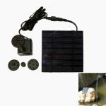 適用於花園水池的迷你太陽能電池板供電噴泉泵