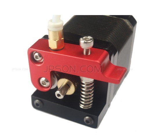 向右朝向 MK8 擠出機