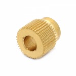 Engrenage en cuivre et laiton à 40 dents pour extrudeuse d'imprimante 3D