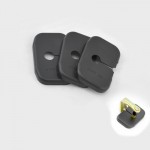 Black Car Door Lock Protection Cover For Tesla Model S 2015