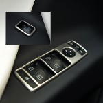 Chrome Interior Window Regulator Switch Button Cover for Model S