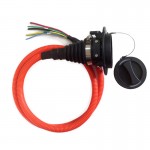 Type2 Inlet Male 32A  single phase  with Cable