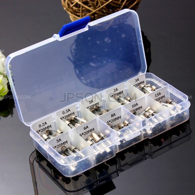Electrical Fuse Amp Fast-blow Glass Fuse Mix Set
