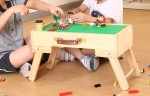high quality LEGO compatible storage Play Table folding custom