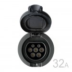 62196-2 插座 母頭 32A 4 點固定
