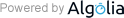 Powered by Algolia